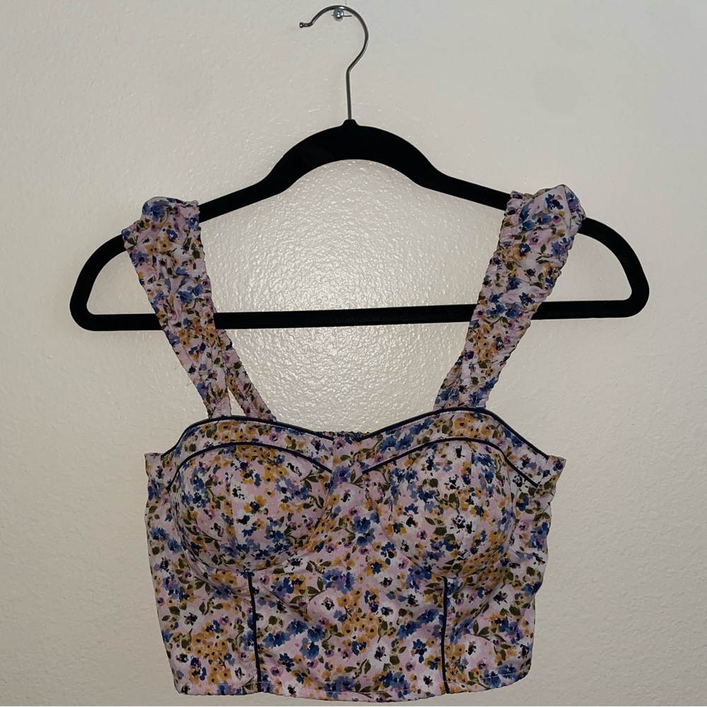 Floral Crop Top